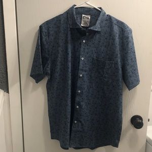 Men short sleeve button up